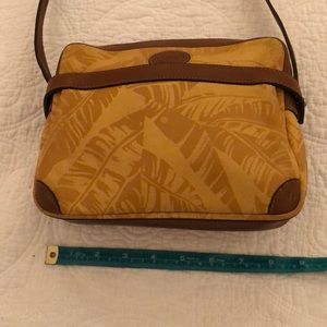 GUCCI vintage shoulder bag, palm tree design.